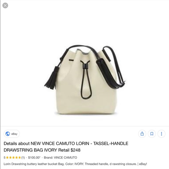 Handbags - Vince Camuto Lorin Drawstring Bucket Bag